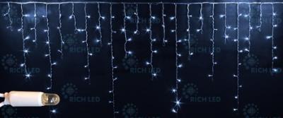 Светодиодная бахрома Rich led, 3*0.9 м, IP65, статика, теплый белый, герметичный колпачок