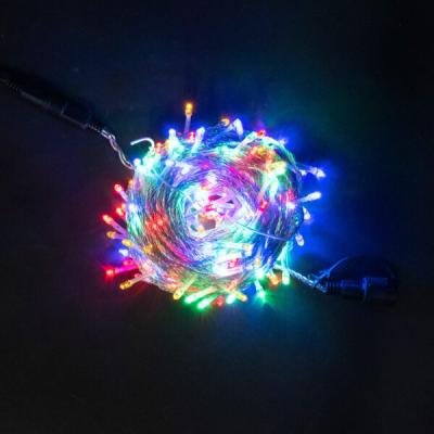Светодиодная нить Laitcom с возможностью динамики 20м, 24V, 200 LED, IP65, прозр. пр., мульти