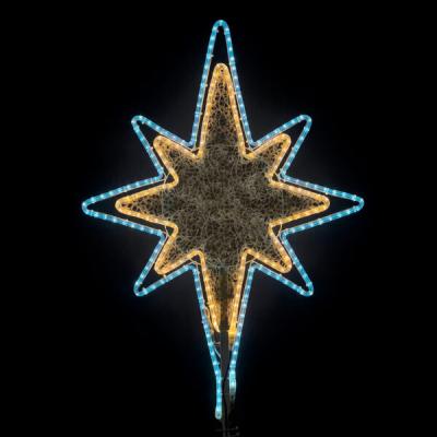 Светодиодная Макушка "Феерия" Laitcom 100 см, Микс Белого и Тепло-Белого без Снежинки, 220В