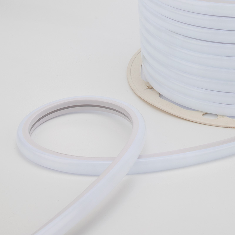 Качественная картинка Гибкий неон NEON-NIGHT 16х16мм форма D 144 LED/м БЕЛЫЙ 230В бухта 50м