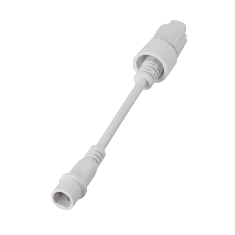 Качественная картинка Разветвитель-шина для уличных гирлянд, 1 вход, 5 выходов, 250см, шаг 50см, белый ПВХ NEON-NIGHT