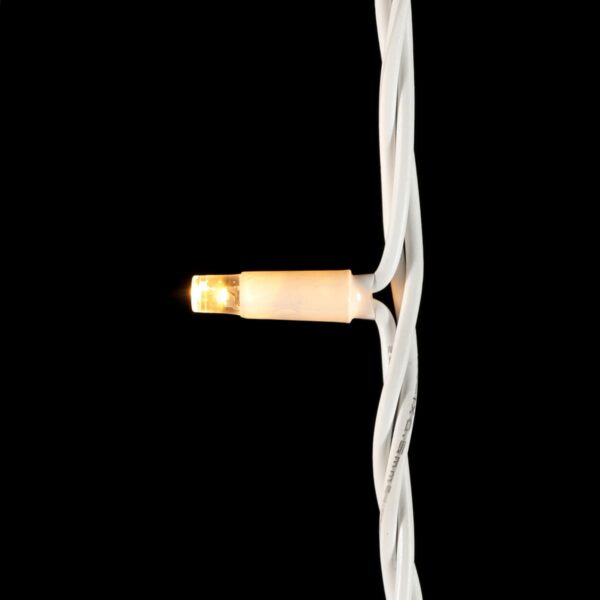 Качественная картинка Светодиодная нить с колпачком Laitcom, 10м, 24В, 75 LED, провод белый каучук, IP65, т.белый