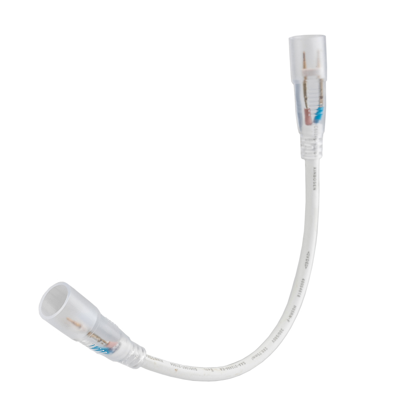 Качественная картинка Коннектор для соединения гибкого неона 360, провод каучук, длина 20 см NEON-NIGHT