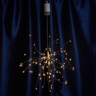 Светодиодная гирлянда украшение Фейерверк Feron CL595, 100 LED 0.3м, 2700K, батарейки 4*АА, IP20 Светодиодная гирлянда украшение Фейерверк Feron CL595, 100 LED 0.3м, 2700K, батарейки 4*АА, IP20
