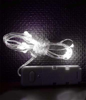 Светодиодная нить Laitcom "Роса" 2 м, 20 led, 3АG10 бат., IP20, пурпурный