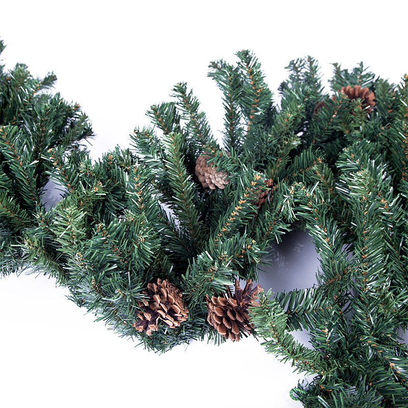 Качественная картинка Гирлянда еловая с шишками 2,7м, диаметр 36см, ПВХ NEON-NIGHT