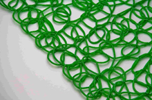 Гибкая сетка ПВХ декоративная Teamprof Plex Net, зелёная