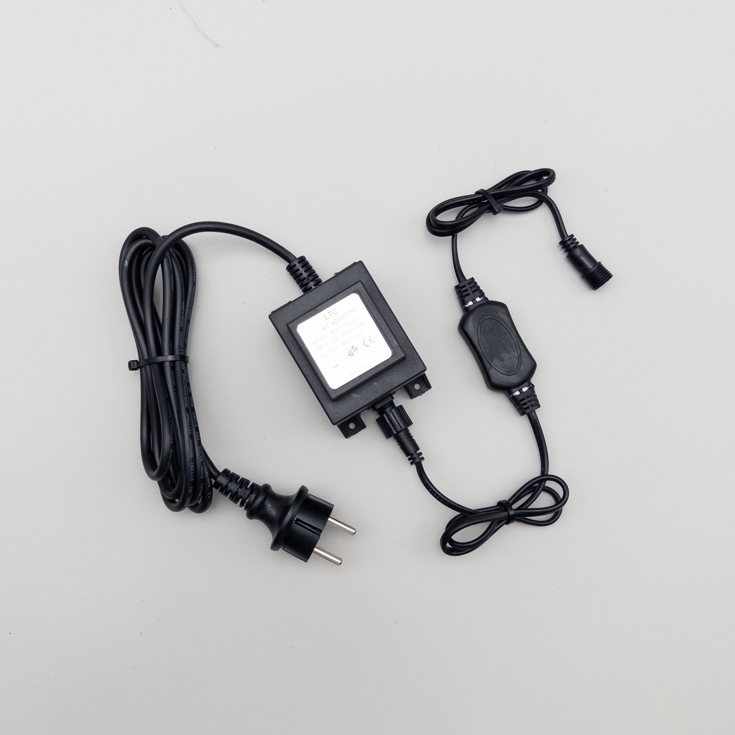 Трансформатор Laitcom 60W с выпрямителем, 24V (до 1000 LED) Каучук, IP65