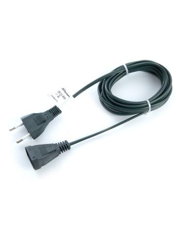 Качественная картинка Сетевой шнур для гирлянд 3м, 2*0,5мм2, зеленый, DM303