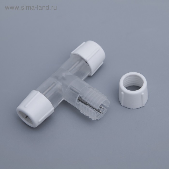 Качественная картинка Коннектор Luazon Lighting для дюралайта 11 мм, 2W, Т - образный 767726