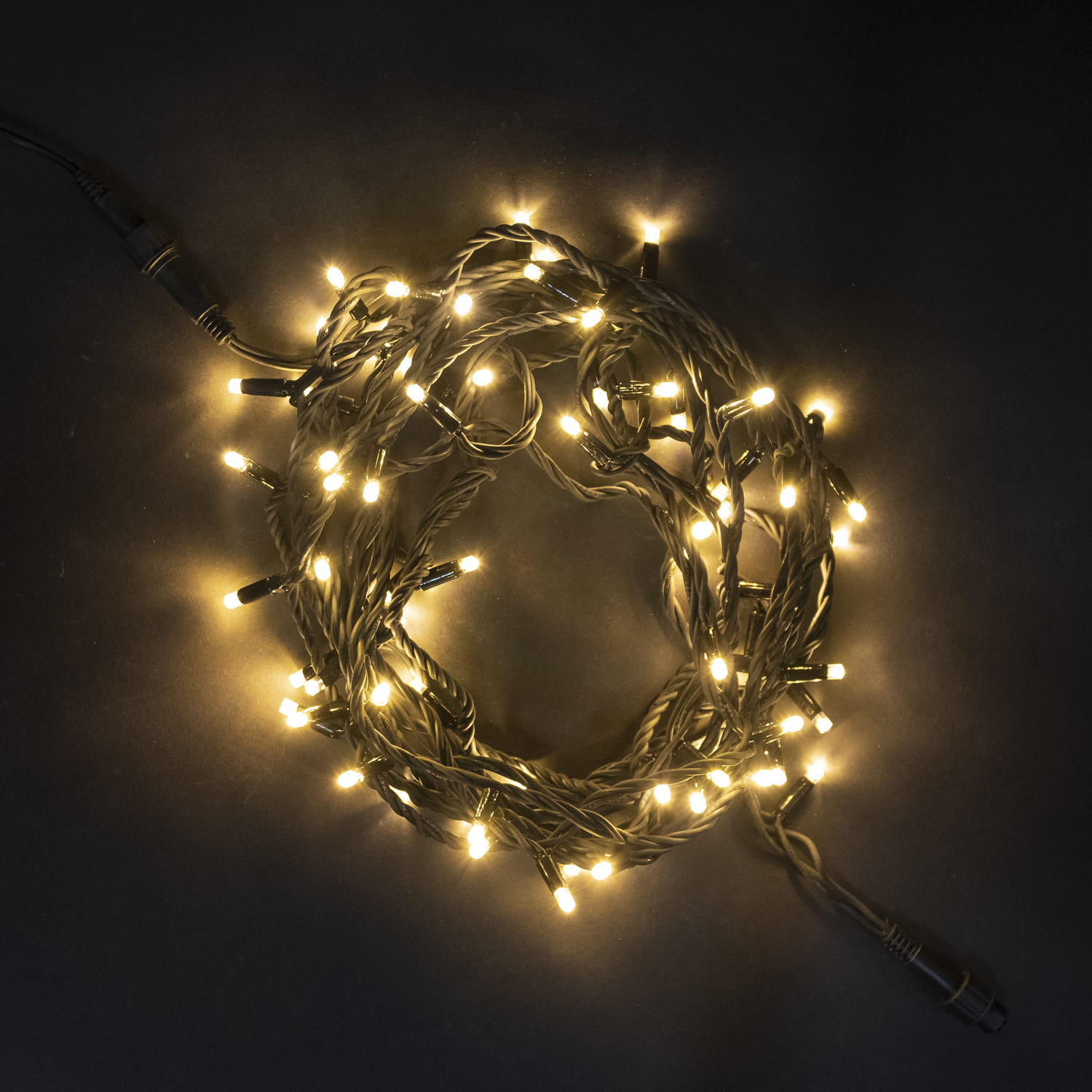 Гирлянда Нить Laitcom с Мерцанием Белого Диода 220В, 100 LED, Каучук, IP65, 10 м