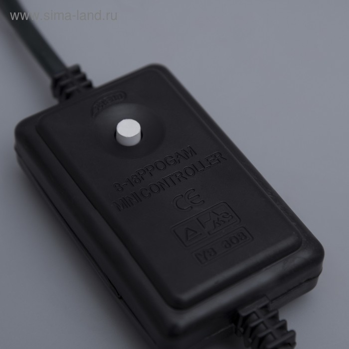 Качественная картинка Контроллер уличный Luazon Lighting для LED дюралайта 11 мм, 2W, до 100 метров, 8 режимов 2435886