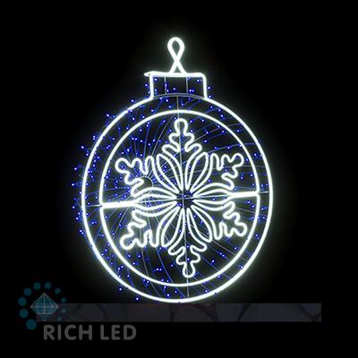 Ёлочная игрушка RichLed шар 17, 120 см, 24В