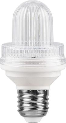 Светодиодная лампа-строб Feron,(2W) 230V, E27, 6400K строб, LB-377