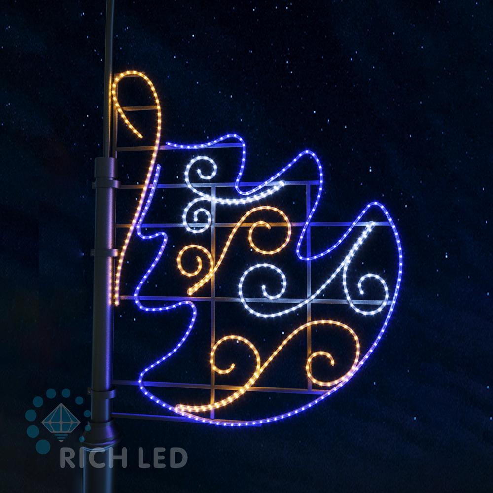 Качественная картинка Светодиодная консоль Ёлочная игрушка RichLed