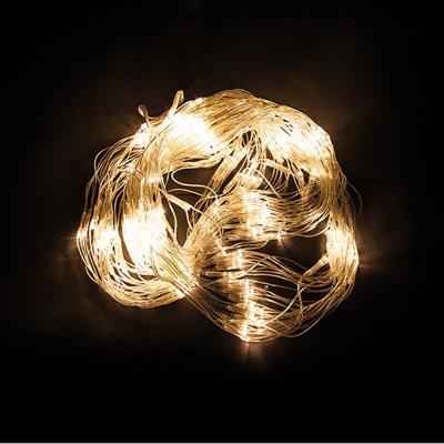Светодиодная гирлянда сеть Feron CL70, 230V, 160 LED 1,5х1,5м, 2700К, IP 20, шнур 1,5м