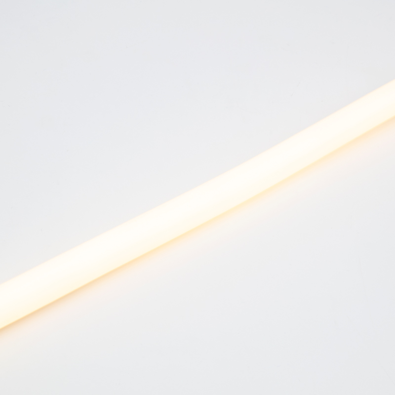 Качественная картинка Гибкий неон NEON-NIGHT диаметр 16мм круглый 144 LED/м ТЕПЛЫЙ БЕЛЫЙ 230В бухта 50м