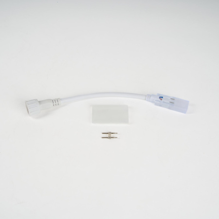 Качественная картинка Соединитель ALEDUS неон-нить, белый, 2Pin