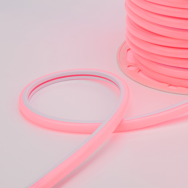 Качественная картинка Гибкий неон NEON-NIGHT 16х16мм форма D 144 LED/м КРАСНЫЙ 230В бухта 50м