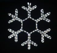 Световая игрушка шар "Снежинка", Teamprof, 50*50 см., 24В, белый