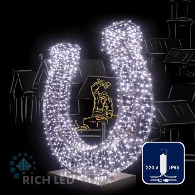 Светодиодные гирлянды RichLed Нить 10 м, 220 В, пост.свечение, IP65, герм.колп, прозр.провод, белый Светодиодные гирлянды RichLed Нить 10 м, 220 В, пост.свечение, IP65, герм.колп, прозр.провод, белый