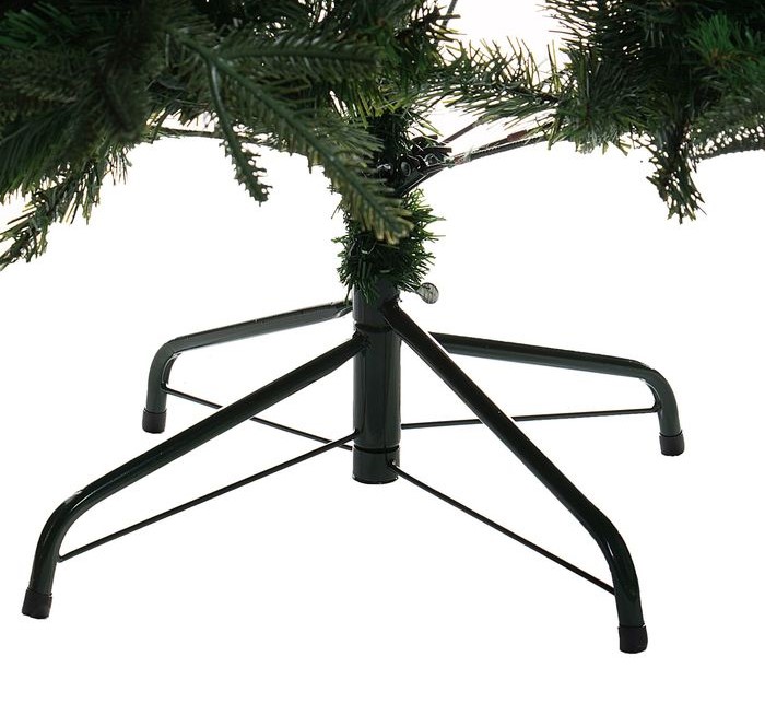 Качественная картинка Ёлка литая 180 см, d нижнего яруса 105 см, 650 веток, металл подставка