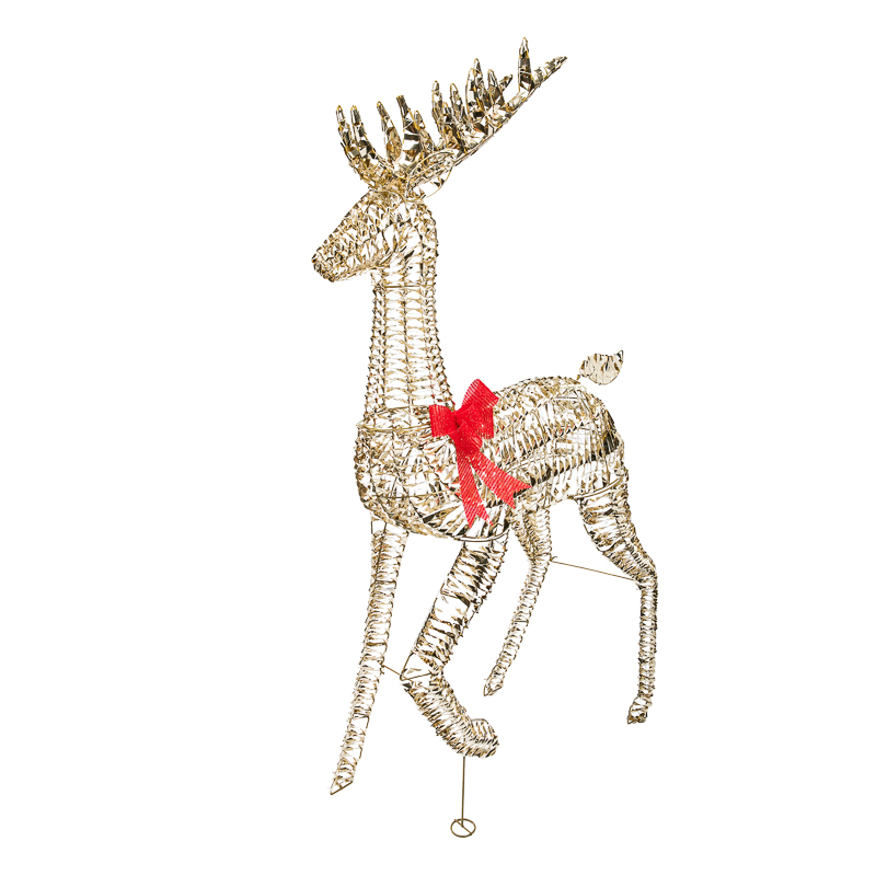 Качественная картинка Светодиодная фигура Олень 180см, цвет свечения теплый белый, IP44 NEON-NIGHT