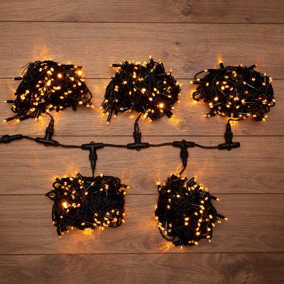 Гирлянда NEON-NIGHT ClipLight 24V, 5 нитей по 20 метров, Желтый, мерцание