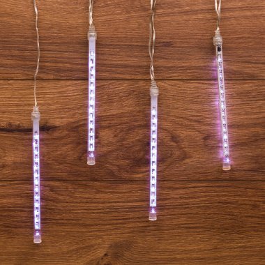 Тающие сосульки Neon-Night 4 шт.х 20см, шаг 50 см, 48 LED, IP20, 12В, белые диоды, трансформатор
