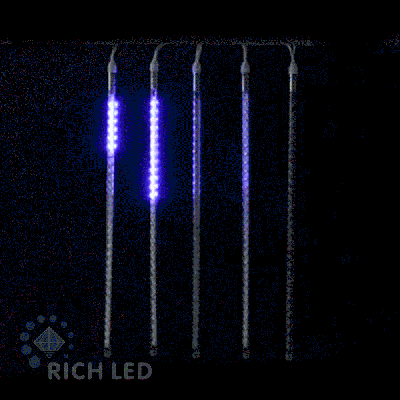 Тающая сосулька светодиодная Rich LED, 10*0.5 м., цвет свечения RGB Тающая сосулька светодиодная Rich LED, 10*0.5 м., цвет свечения RGB
