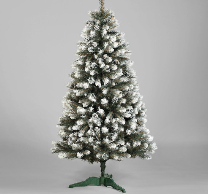 Качественная картинка Ёлка искусственная "Элитная серебро" 180 см, d нижнего яруса 100 см, 490 веток