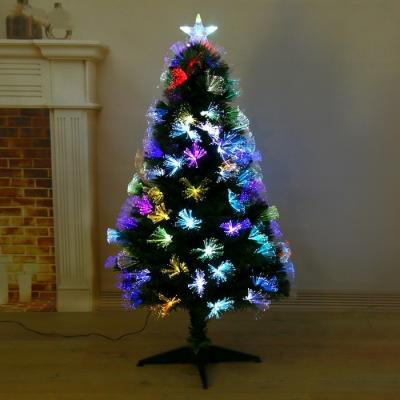 Ёлка фиброоптическая пучок радуж. 120см,d ниж яруса 60см, 125 веток мод.T687V12-120