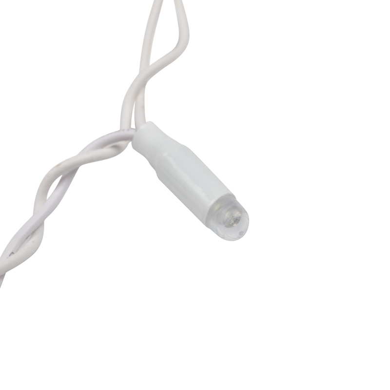 Качественная картинка Светодиодный занавес NEON-NIGHT 2х6м ТЕПЛЫЙ БЕЛЫЙ, белый ПВХ, IP65, мерцание, 230В