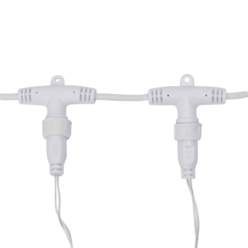 Качественная картинка Светодиодный занавес NEON-NIGHT 2х9м БЕЛЫЙ, прозрачный ПВХ, IP65, постоянное свечение, 230В