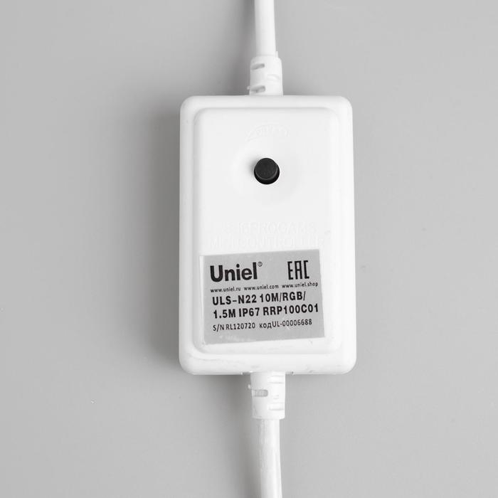 Качественная картинка Гибкий неон Uniel 8 × 16 мм, IP67, 10 м, SMD2835, 80 LED/м, 220 В, свечение RGB