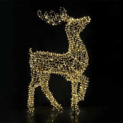 Фигура объемная Северный олень 200х300 см, 3000 LED, IP65, цвет свечения теплый белый NEON-NIGHT