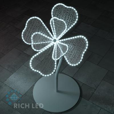 Светодиодный цветок Фиалка RichLed, 1,4 м, белый