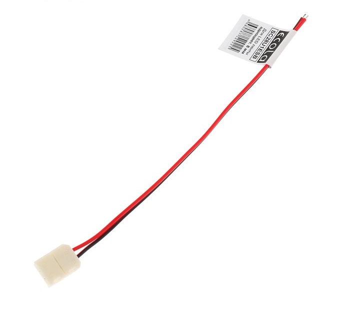 Качественная картинка Соединяющий коннектор Ecola для одноцветной ленты, 8 мм