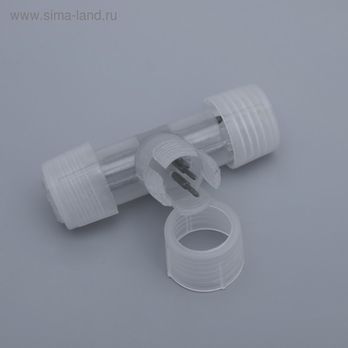 Качественная картинка Коннектор Luazon Lighting для дюралайта 13 мм, 3W, Т - образный 461019