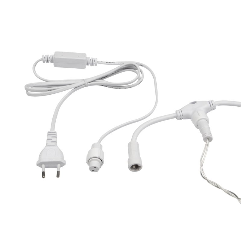 Качественная картинка Светодиодный занавес NEON-NIGHT 2х1,5м КРАСНЫЙ, прозрачный ПВХ, IP65, постоянное свечение, 230В