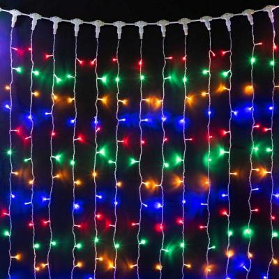 Светодиодный занавес Laitcom, 2 x 2м, прозрачный провод, 400 led, IP54 (мерцание БЕЛЫЙ ДИОД), мульти Светодиодный занавес Laitcom, 2 x 2м, прозрачный провод, 400 led, IP54 (мерцание БЕЛЫЙ ДИОД), мульти
