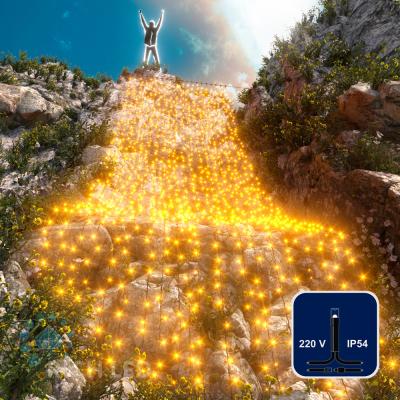 Светодиодный занавес RichLed, 2*9 м, 220 В, постоянное свечение, IP54, цвет желтый Светодиодный занавес RichLed, 2*9 м, 220 В, постоянное свечение, IP54, цвет желтый