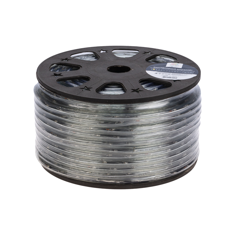 Качественная картинка Дюралайт NEON-NIGHT двухжильный 230В 13мм 24 LED/м ТЕПЛЫЙ БЕЛЫЙ статика