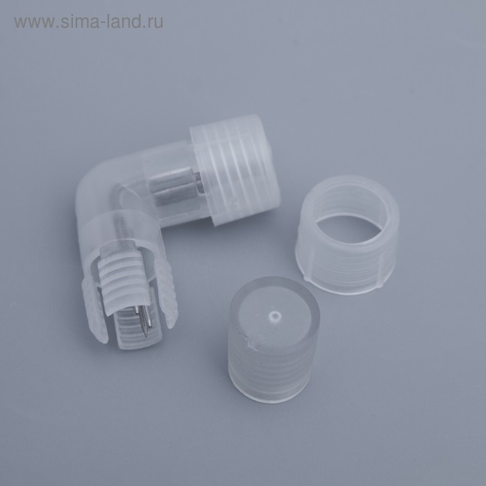 Качественная картинка Коннектор Luazon Lighting для дюралайта 13 мм, 3W, L - образный   461023