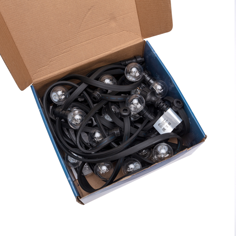 Качественная картинка Набор Белт-Лайт 10 м, черный каучук, 30 ламп, цвет Мультиколор, IP65, соединяется