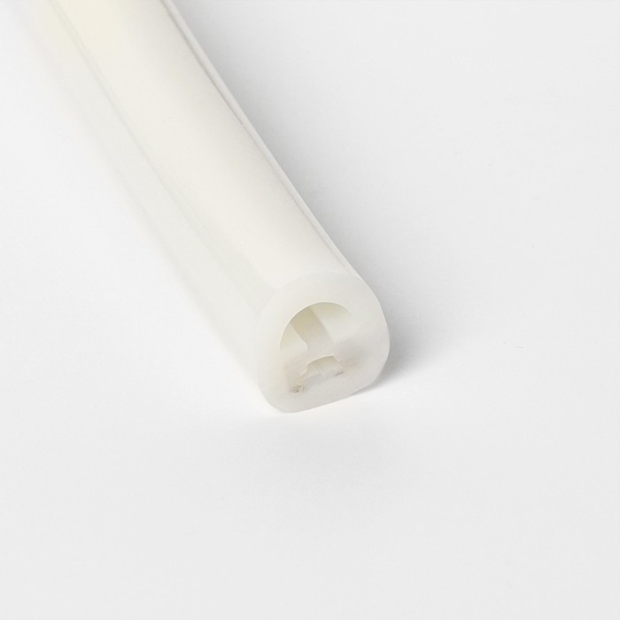 Качественная картинка Гибкий неон Luazon Lighting 16 мм круглый, IP67, 50 м, SMD2835, 120 LED/м, 220 В, свечение белое