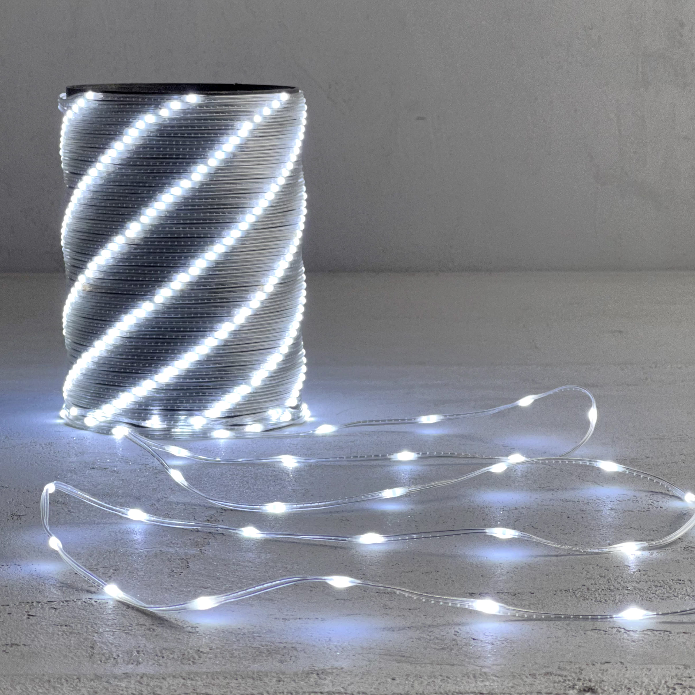 Светодиодная нить Laitcom, Роса Про 20м, 24В, 400 LED, Провод Прозрачный ПВХ, IP65