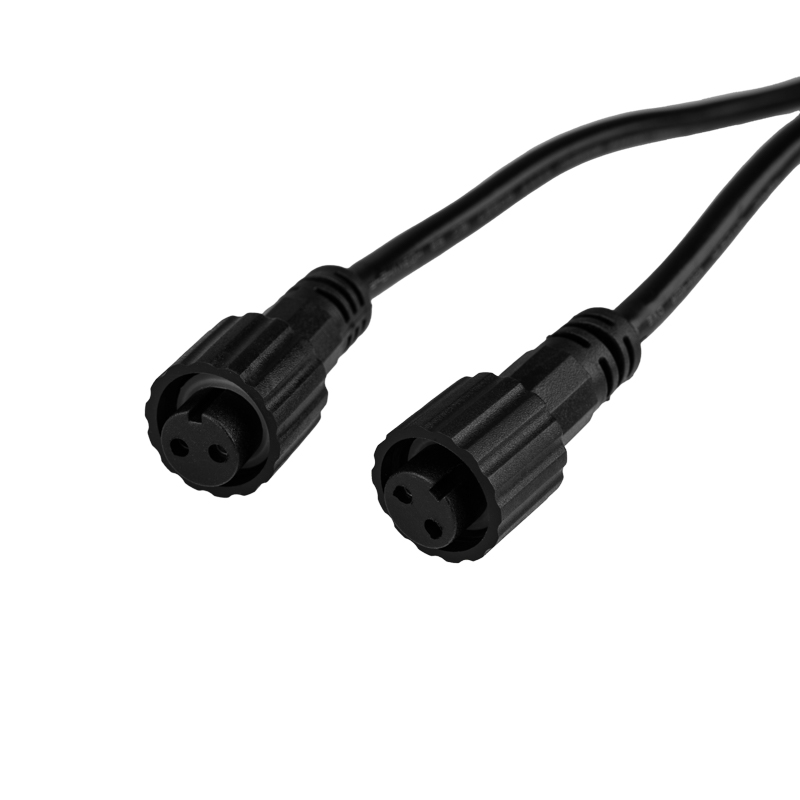 Качественная картинка Разветвитель-Y (шнур) для уличных гирлянд (1 вход, 2 выхода) черный ПВХ NEON-NIGHT