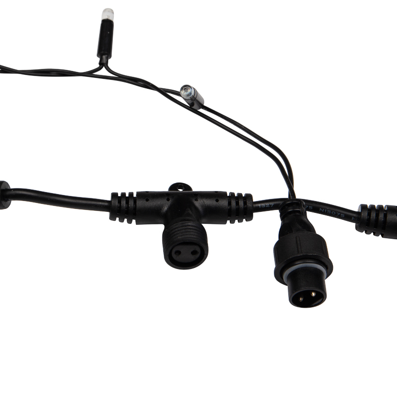 Качественная картинка Светодиодный занавес NEON-NIGHT 2х6м ТЕПЛЫЙ БЕЛЫЙ, черный ПВХ, IP65, постоянное свечение, 230В