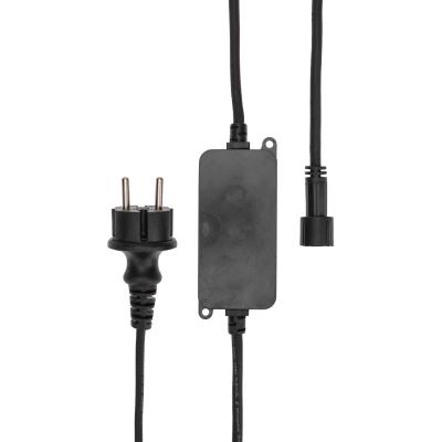 Контроллер с радиопультом для уличных гирлянд Сеть и Нить управляемая (твинкл), черный NEON-NIGHT